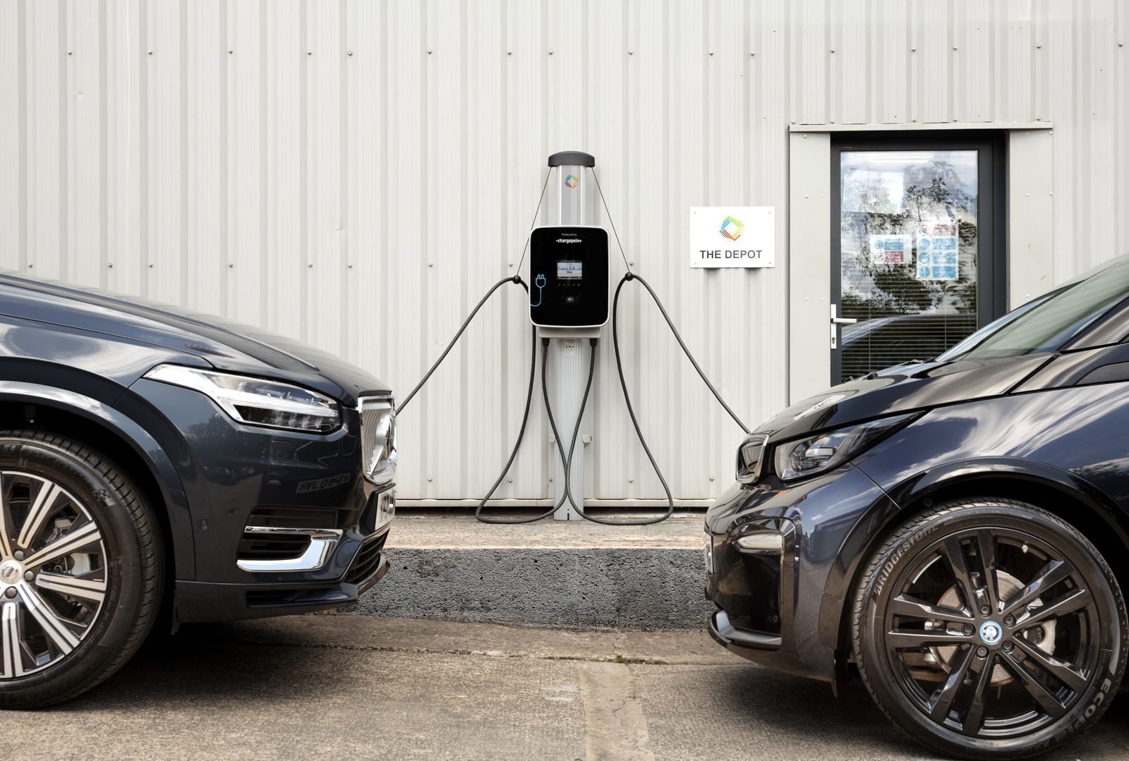 Workplace EV charging installation